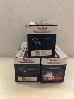 3 X TEFAL STEAM IRONS