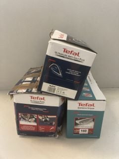 3 X TEFAL STEAM IRONS