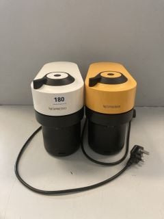 2 X NESPRESSO COFFEE MACHINE