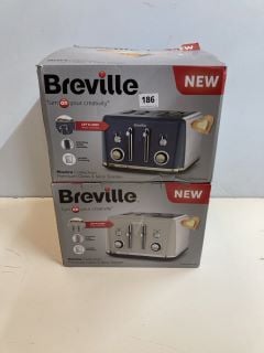 2 X BREVILLE 4 SLICE TOASTER