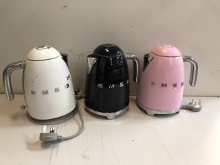 3 X SMEG KETTLES