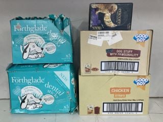 5 X PACKS OF ANIMAL FOOD INC GOOD BOY DUCK BITES (EXP:24/11/2024)