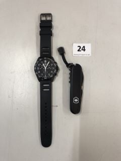 VICTORINOX FIELDFORCE SPORT CHRONO WATCH WITH SPARTAN PS KNIFE RRP:  £625.00 (18+ ID REQUIRED)