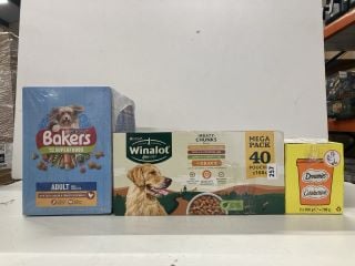 3X PACKS OF PET FOOD INCL. EXTRA SELECT POND PELLETS 500G (BB:10/24)