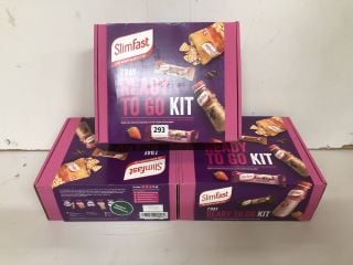 3X SLIMFAST 7-DAY READY TO GO KIT (BB:09/24)