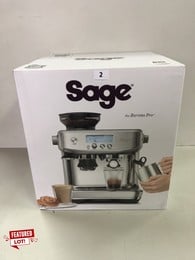 SAGE THE BARISTA PRO COFFEE MACHINE RRP: £729.95