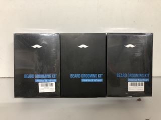 3 X BEARD GROOMING KITS