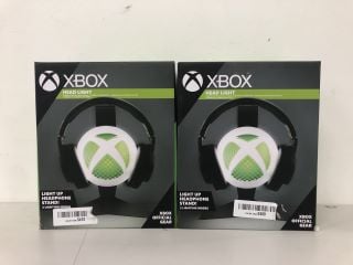 2X XBOX HEADPHONE STAND DESK LIGHT