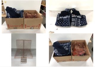 2 X BOXES OF ITEMS INC LEVI'S GILET SIZE: L