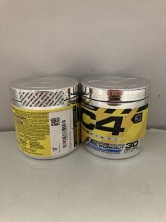 4 X TUBS OF C4 BLUE RASPBERRY PRE-WORKOUT POWDER (BB:11/24)