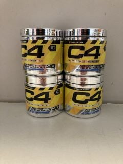 4 X TUBS OF C4 BLUE RASPBERRY PRE-WORKOUT POWDER (BB:11/24)