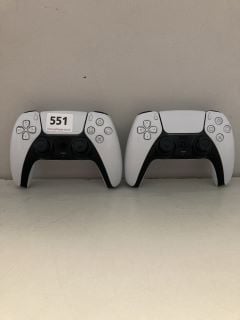 2 X SONY DUALSENSE PLAYSTATION 5 CONTROLLERS