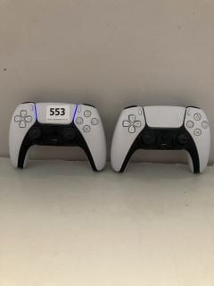 2 X SONY DUALSENSE PLAYSTATION 5 CONTROLLERS