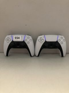 2 X SONY DUALSENSE PLAYSTATION 5 CONTROLLERS