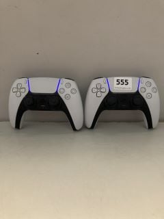 2 X SONY DUALSENSE PLAYSTATION 5 CONTROLLERS