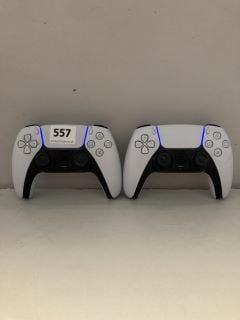 2 X SONY DUALSENSE PLAYSTATION 5 CONTROLLERS