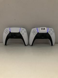 2 X SONY DUALSENSE PLAYSTATION 5 CONTROLLERS