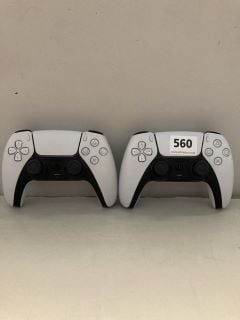 2 X SONY DUALSENSE PLAYSTATION 5 CONTROLLERS