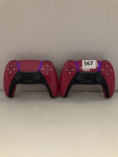 2 X SONY DUALSENSE PLAYSTATION 5 CONTROLLERS