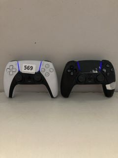 2 X SONY DUALSENSE PLAYSTATION 5 CONTROLLERS