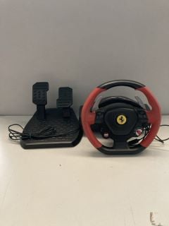 XBOX THRUSTMASTER FERRARI 458 SPIDER RACING WHEEL