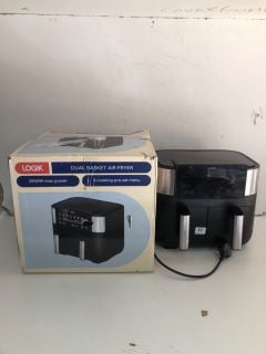 2 X LOGIK DUAL BASKET AIR FRYER