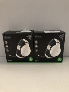 2 X RAZER KAIRA FOR XBOX WIRELESS HEADSET