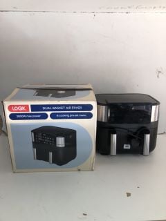 2 X LOGIK DUAL BASKET AIR FRYER