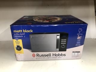 RUSSELL HOBBS MATTE BLACK 20L DIGITAL MICROWAVE