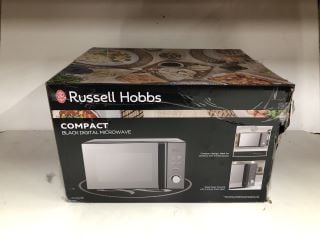 RUSSELL HOBBS COMPACT 20L BLACK DIGITAL MICROWAVE