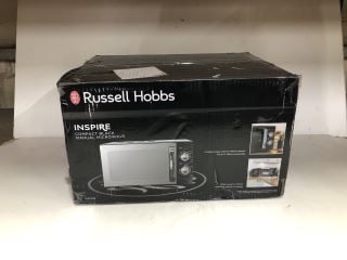 RUSSELL HOBBS INSPIRE COMPACT 17L BLACK MANUAL MICROWAVE