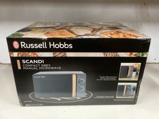 RUSSELL HOBBS SCANDI INSPIRED 17L COMPACT MANUAL MICROWAVE