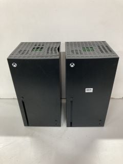 2X XBOX SERIES X REPLICA MINI FRIDGE THERMOELECTRIC COOLERS