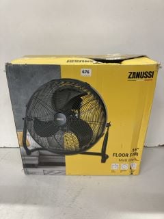 ZANUSSI FLOOR FAN MATTE BLACK