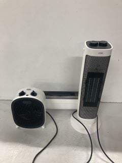 3X ITEMS INCL. LOGIK STANDING TOWER HEATER