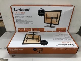 2 X SANDSTROM TILT TV BASE MODEL NO: STSTAB19