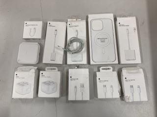 BOX OF APPLE ITEMS INC LIGHTNING TO DIGITAL AV