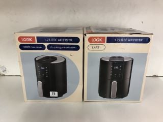 2 X LOGIK 1.2 LITRE AIR FRYER