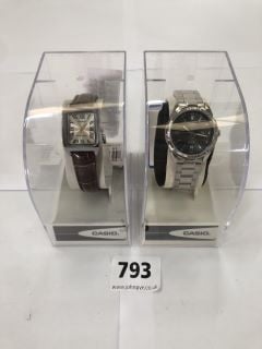 2 X CASIO WATCHES