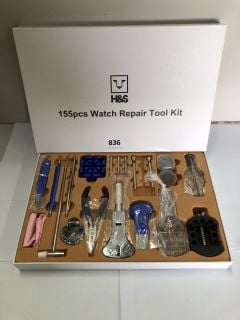 H&S 155PCS WATCH REPAIR TOOL KIT