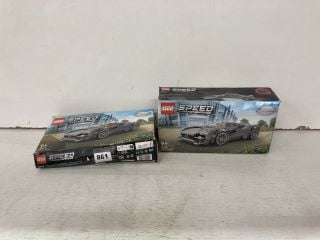 2 X LEGO SPEED CHAMPIONS PAGANI UTOPIA