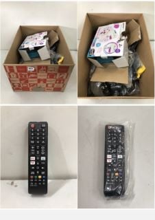 BOX OF ITEMS INC UNIVERSAL TV REMOTES