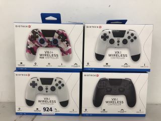 4X GIOTECK WX4 CONTROLLERS