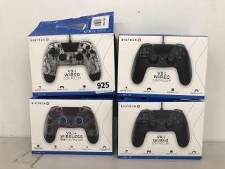 4X GIOTECK WX4 CONTROLLERS