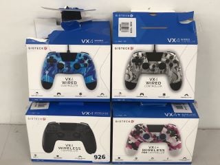 4X GIOTECK WX4 CONTROLLERS