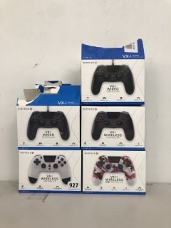 5X GIOTECK WX4 CONTROLLERS