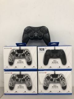 5X GIOTECK WX4 CONTROLLERS