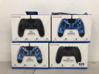 4X GIOTECK WX4 CONTROLLERS