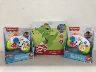 3X FISHER-PRICE ITEMS INC LAUGH AND LEARN CONTROLLER