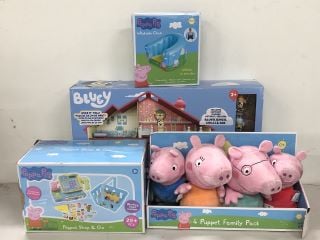 4X TOYS INC PEPPA PIG 4 PUPPET FAMILY PACK